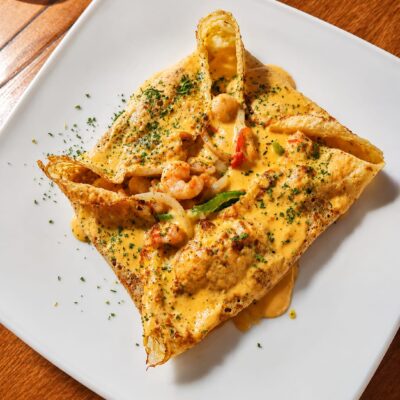 Crepe de Camaron en su salsa