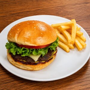 Hamburguesa Simple con Queso