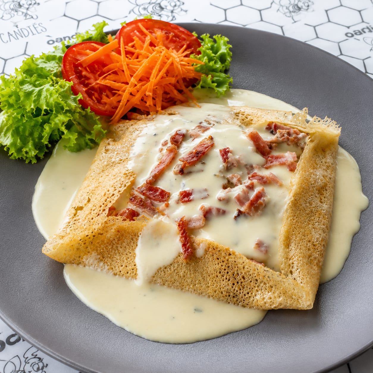 Crepe de Carne y Tocino