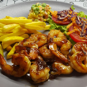 Camarones Teriyaki