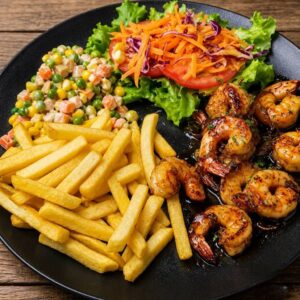 Camarones Teriyaki