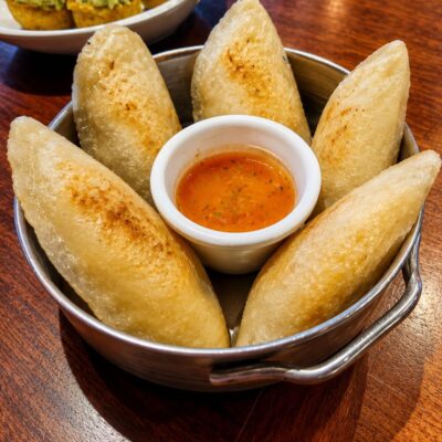 Empanadas de morocho rellenas de carne